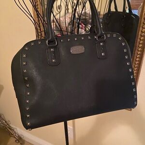 Black Michael Kors Studded Handbag